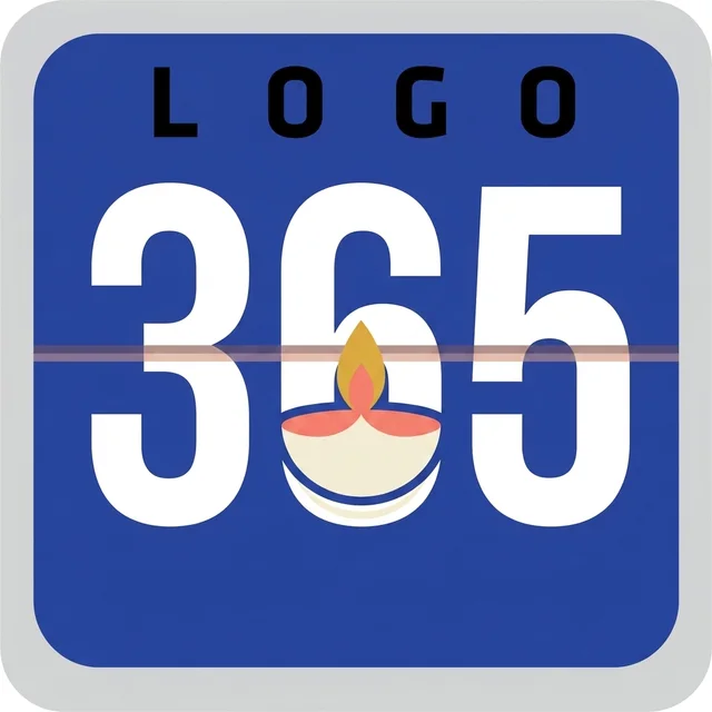 Diwali edition of the Logo365 logo