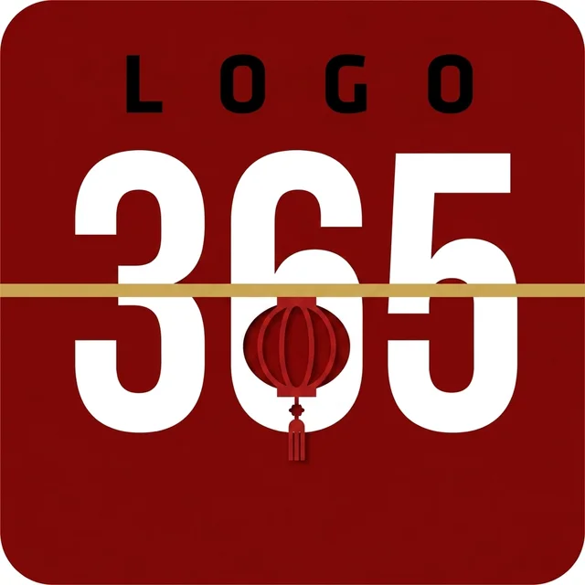 Lunar New Year edition of the Logo365 logo