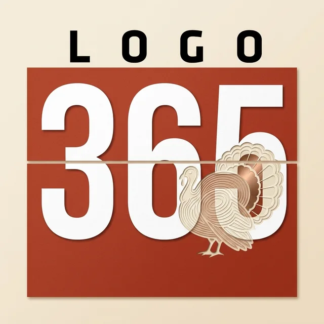 Thanksgiving edition of the Logo365 logo